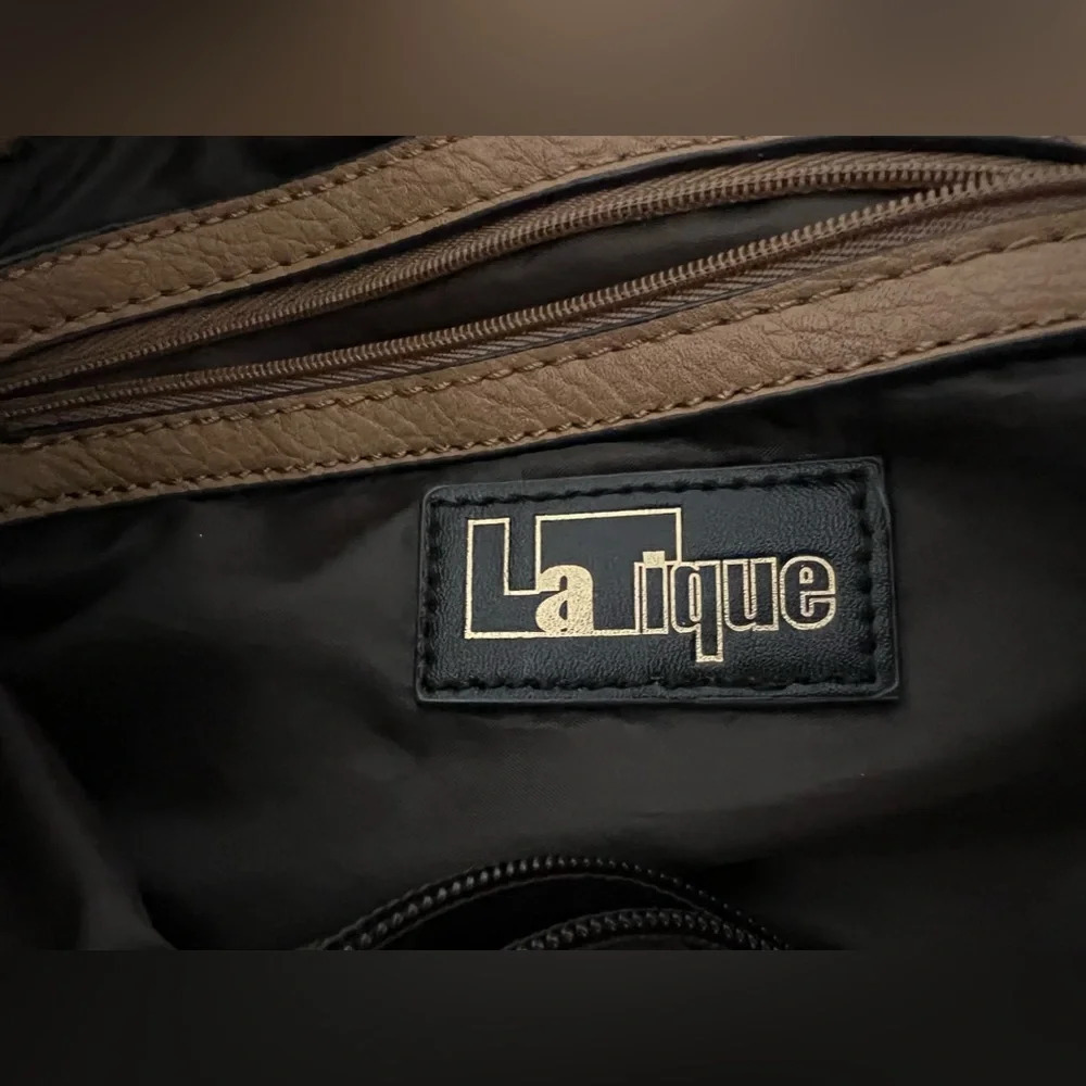 LaTique Ellis Bowtique Shoulder Bag Purse - Picture 12 of 13